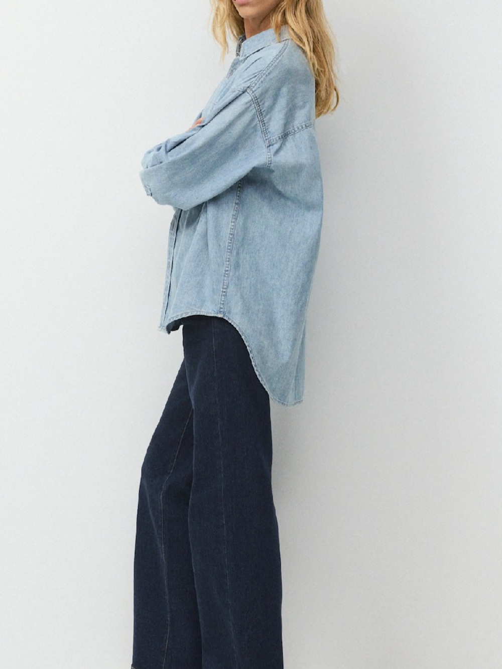 Denim Forum The '80s Comfy Denim Shirt